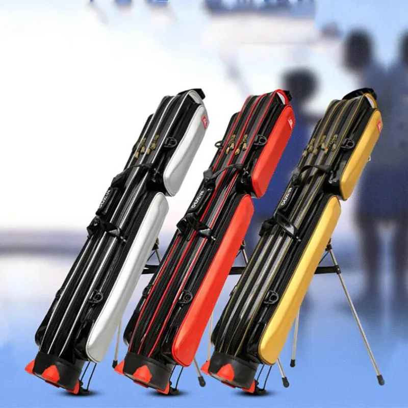 

125Cm Hard Shell Portable Fishing Gear Bag Waterproof Fishing Bag Widened Three-layer Fishing Rod Bag 낚시 하드 케이스