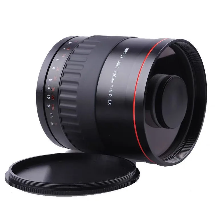 900mm F8.0 Telephoto Mirror Lens for Canon Sony Nikon D600 D600 D500 D810 D3200