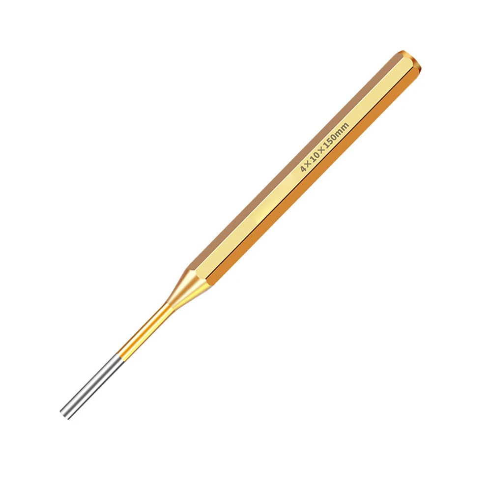1 stücke 2/3/4/5/6/8/10mm Messing Punch 150mm Roll Pin Punch Werkzeuge Entferner Heavy Duty Meißel Kegel Punch Für Maschinen Wartung – Detail 18