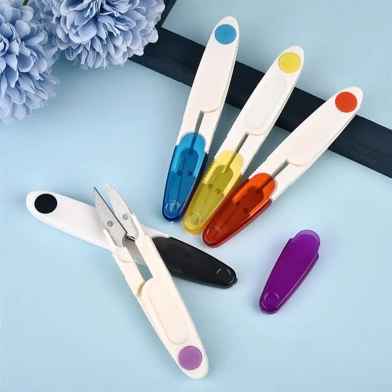 MIni Tailor Scissor Pointed Shape Sewing Stainless Steel Small Embroidery Craft CrossStitch Scissors U Shape DIY Home Tools