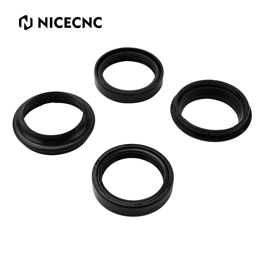 4pcs Fork Oil Dust Seal Wiper Kit For Kawasaki Ninja 600r Zx6 Zx6r