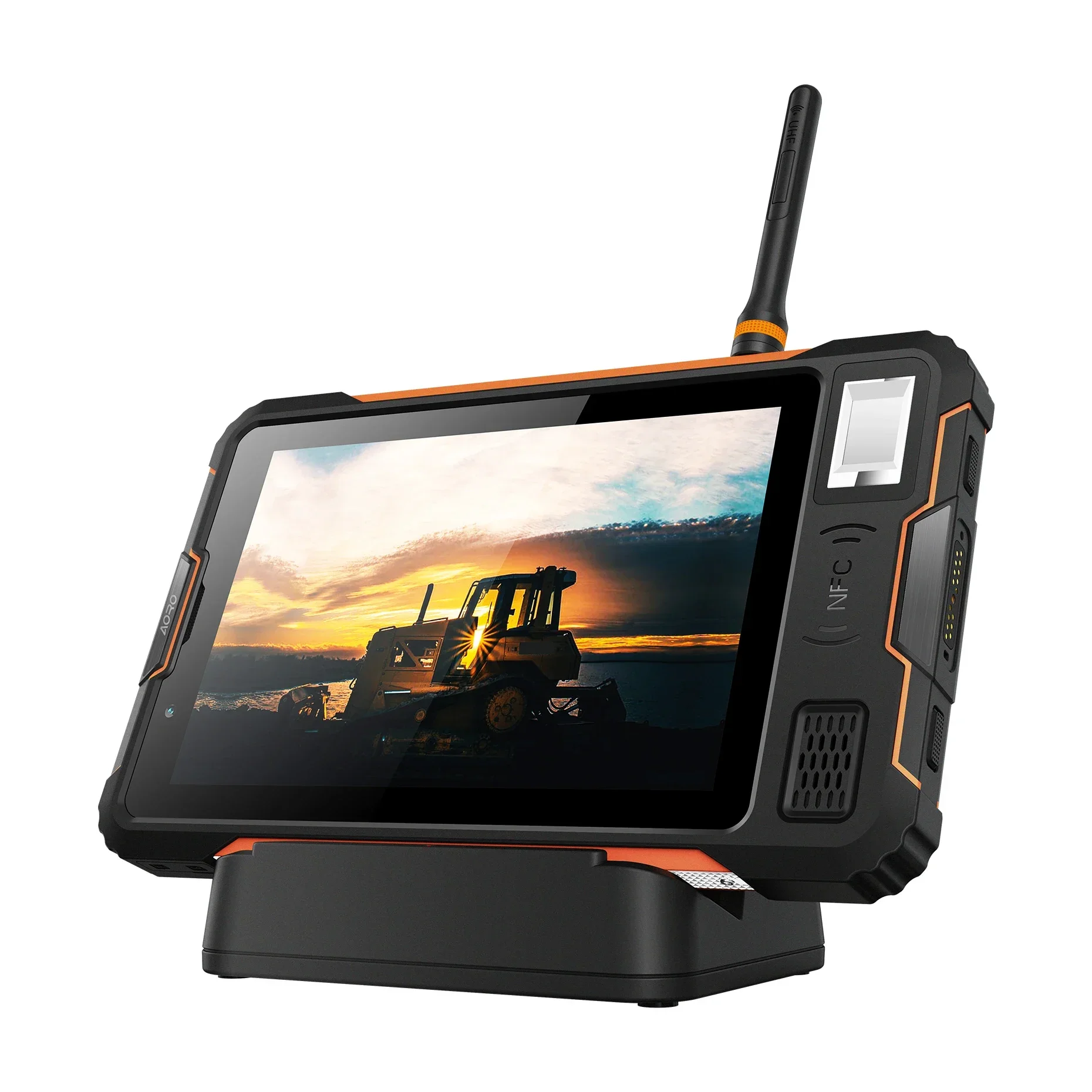 MTK 6763 CPU 아오로 P9000 태블릿 산업용 DMR 무전기 NFC SOS 맞춤형 태블릿 1920*1200 방수 IP68 러기드 태블릿