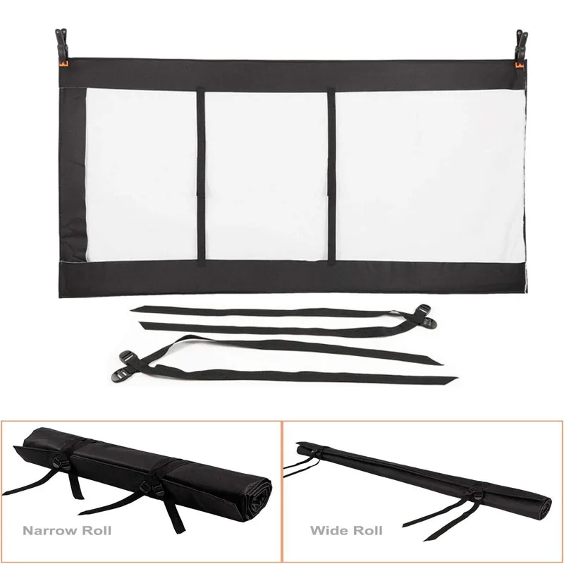 Soft Top Window Roll Adatto Per Jeep Wrangler 1976-2018 Cj, Yj, Tj E Jk Finestre Posteriori E Laterali Soft Top Dotato