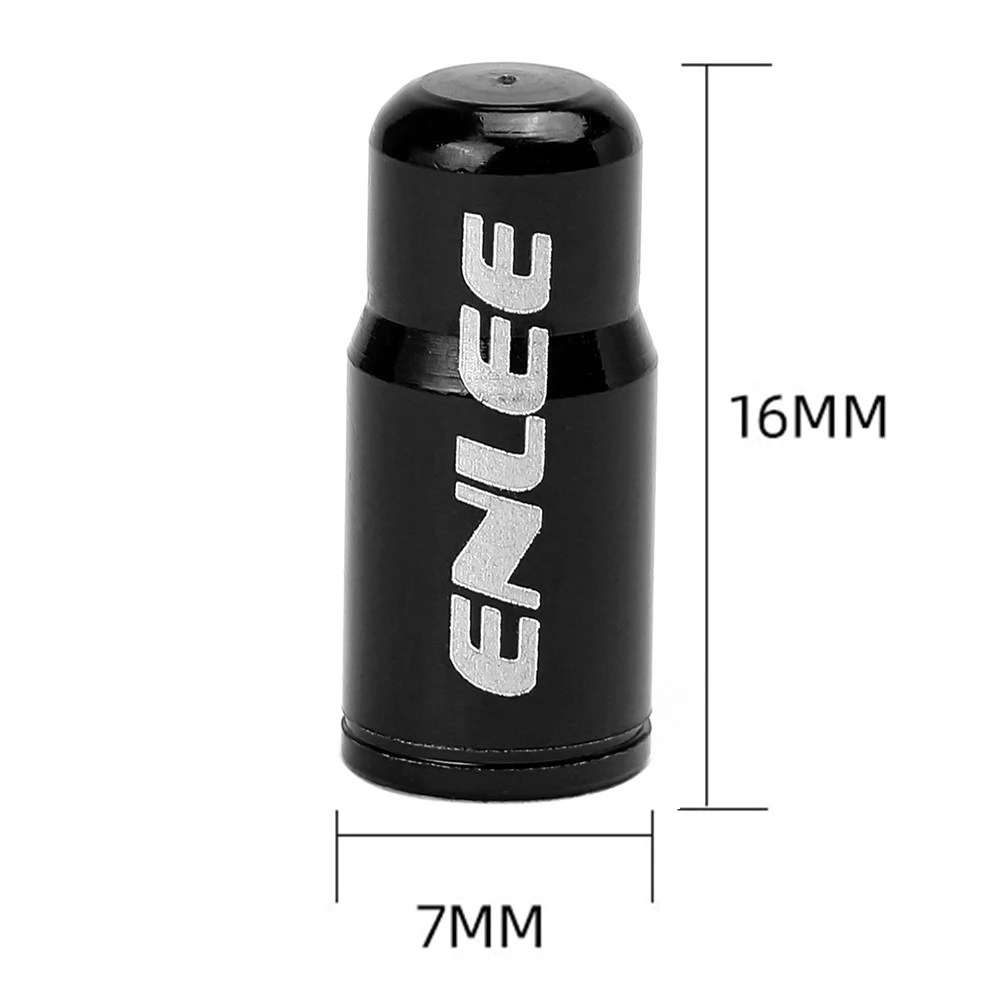 ENLEE 2개 자전거 밸브 캡 자전거 타이어 휠 밸브 커버 사이클링 액세서리