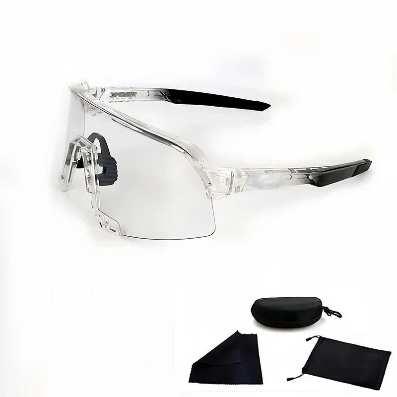 S3 S2 Photochromic Sports Sunglasses Color Changing Cycling Glasses Mountain Bike Windproof UV Protect Goggles Marathon Eyewear 4