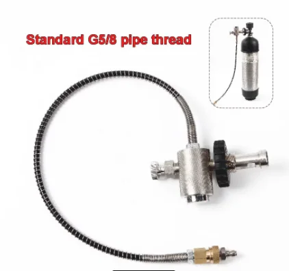 30MPA High pressure gas converter Fire gas Large bottle conversion vial Controller Luminous pressure gauge Gas charge converter