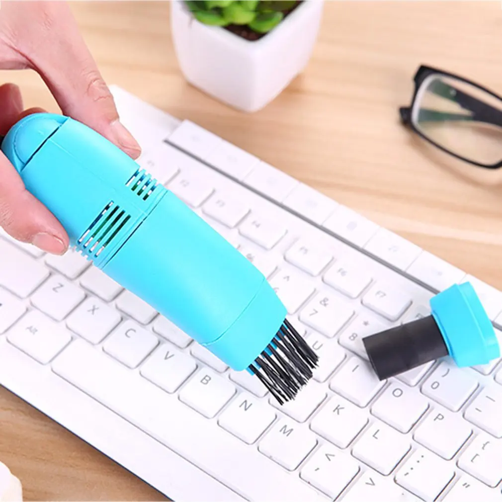 1Pc Usb Keyboard Cleaner Pc Laptop Cleaner Computer Vacuum Cleaning Kit Tool Remove Dust Brush Home Office Desk 4