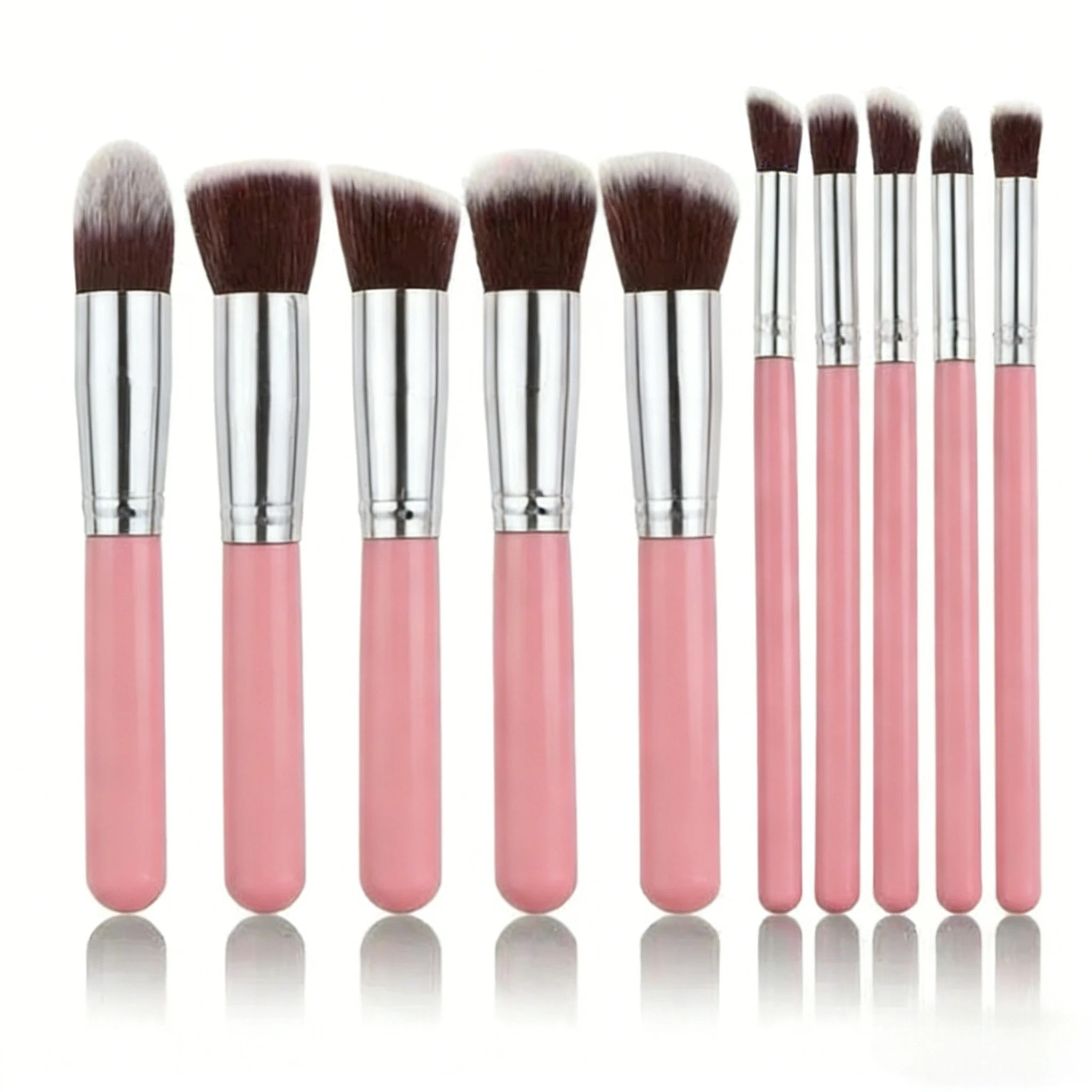 10-Piece Black Beauty Makeup Brush Set