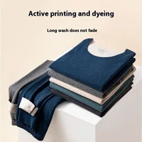 Ensemble de sous-vêtements thermiques en soie et cachemire pour femmes, vêtements de maison sans marquage, meulage des cheveux, fièvre, vêtements et pantalons d'automne, nouvelle collection 2