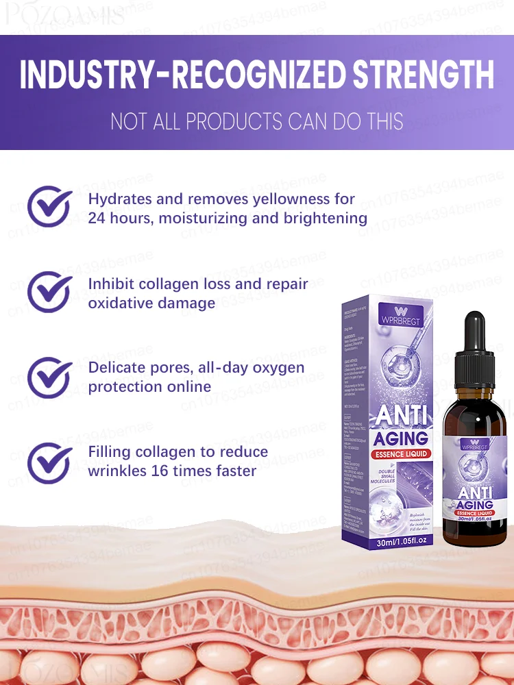 2025 Best Anti-Wrinkle Serum  - Firming Reduces Fine Lines & Deep Wrinkles - Top Rated Anti-Aging Treatment for Women & Men 5