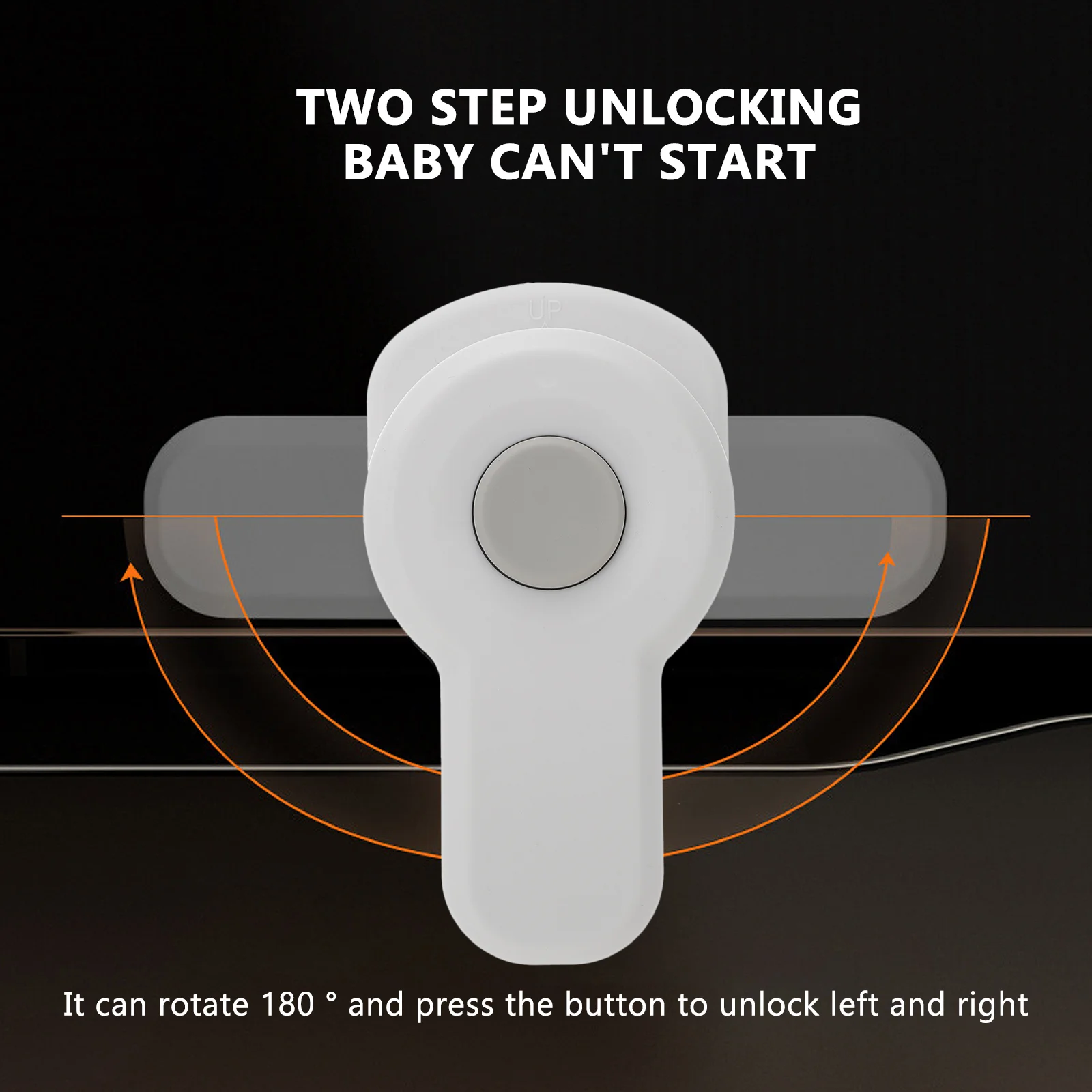 Child Safety Oven Lock Baby-proof Oven Lock Home Kids Security 2pcs