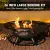 36 Inch Fire Pit with 2 Cooking Grills,Outdoor Wood Burning BBQ Firepit with Lid, 3-in-1 Outdoor Fire Pit 4