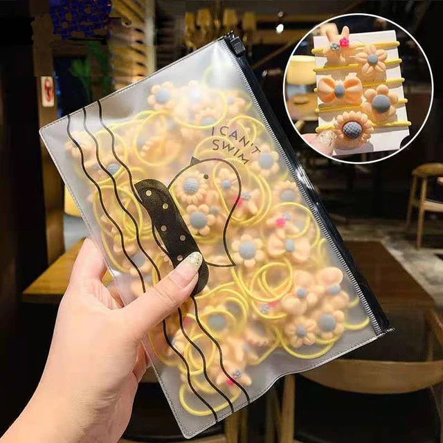 20Pcs Children's Hair Ties Headdress Not Hurt Girls Scrunchies Elastic Hair Band Kids Hair Rope Rubber Band Set Hair Accessories 20Pcs-A3