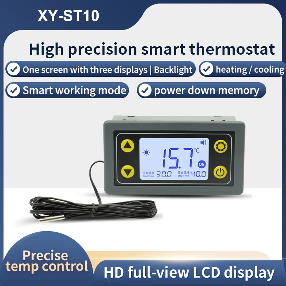 de tempo medidor temperatura xy st10 01