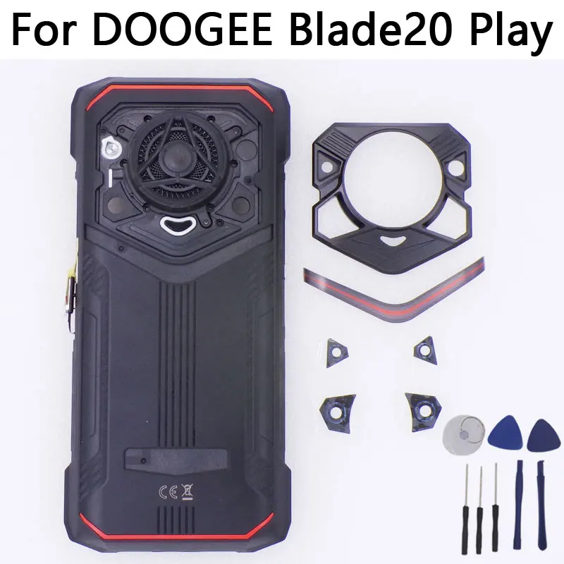 새로운  DOOGEE Blade20 Play 배터리 커버 후면 커버 후면 카메라 ..