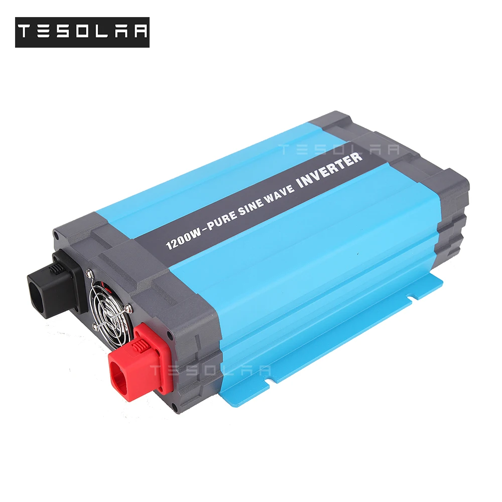 Inverter A Onda Sinusoidale Pura 1200W 12V 24V 48V Inverter Solare Off Grid Uscita 110V 220V Con Presa Universale Interfaccia Usb 5V 1A