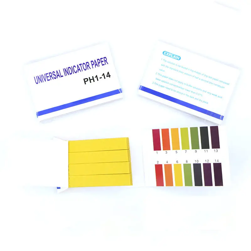 Ph Test Paper 1-14 Precision Ph Test 80 Sheets Yiben Saliva Urine Cosmetic Soil