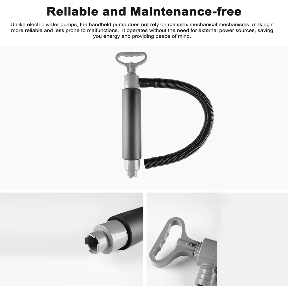 Manual Bilge Pump for Boats Kayak Canoe Portable Hand Water Pump with Extension Hose Bilge Pump