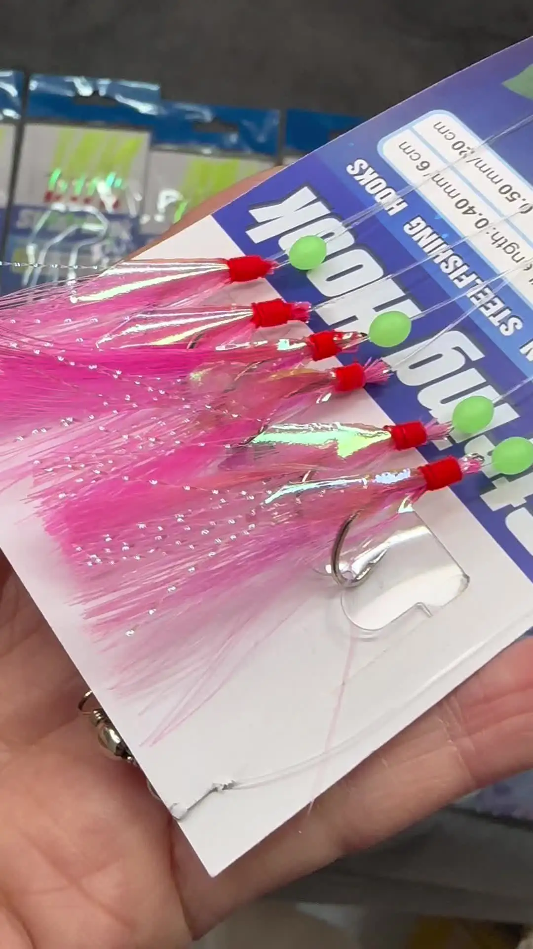 5Pcs/Pack Sabiki Soft Fishing Lure Rigs Bait Jigs Lure Feather Lure Herring Bait Hooks Outdoor Fishing Accessories