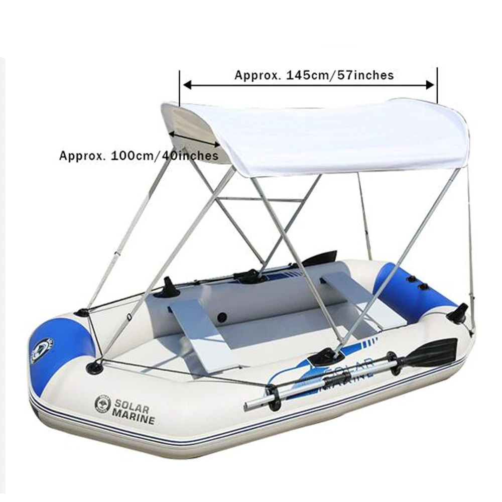 Top Cover Waterproof Inflatable Fishing Boat Tent Kayak Awning Luxury Boat  Yacht Hardware Canopy Roof Sunshade Awning - AliExpress