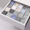 4PCS Adjustable Divider Underwear Socks Sundries Drawer Organizer Household Storage Cabinet Pink Space Saving Home Accessories 3