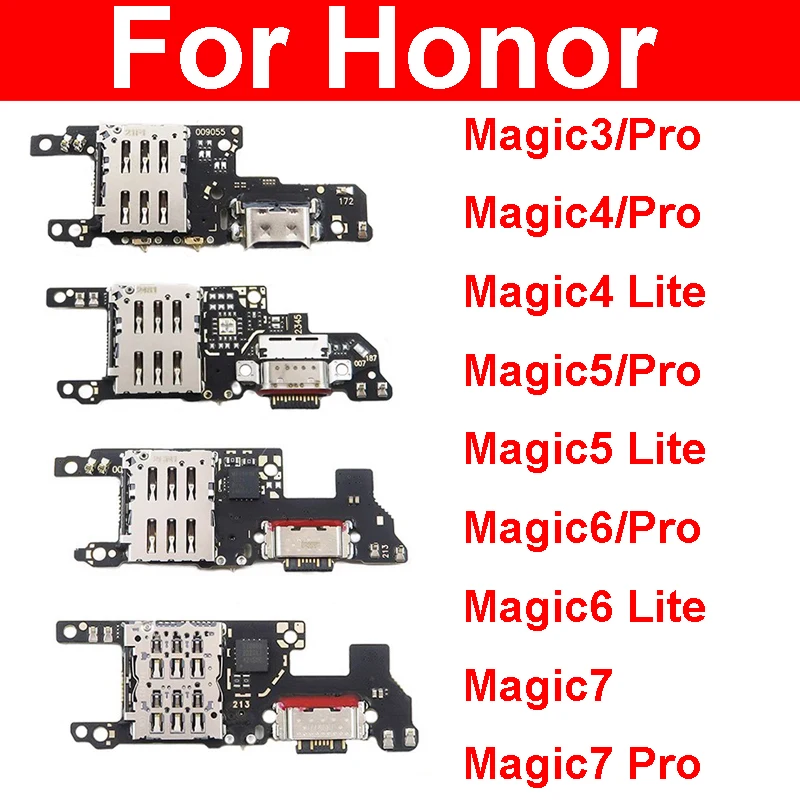 Universal Charging USB Dock with SIM Card Slot - Replacement Charger Board for Huawei Honor Magic Series