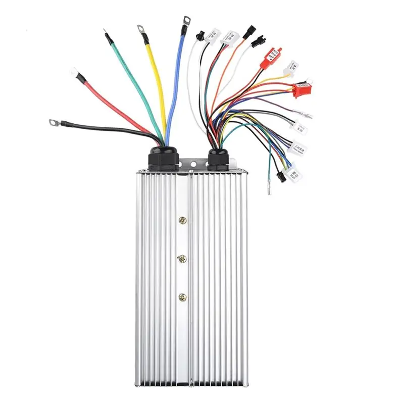 BAAJ-브러시리스 컨트롤러 48V/60V/72V/84V 5000W 더블 로우 24 튜브 지능형 BLDC 모터/전기 자전거/전기 삼륜차용