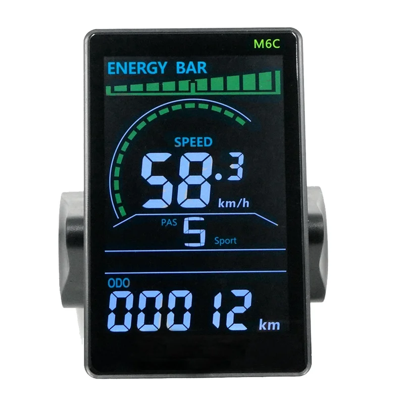 M6C Electric Bike LCD Display Meter with USB