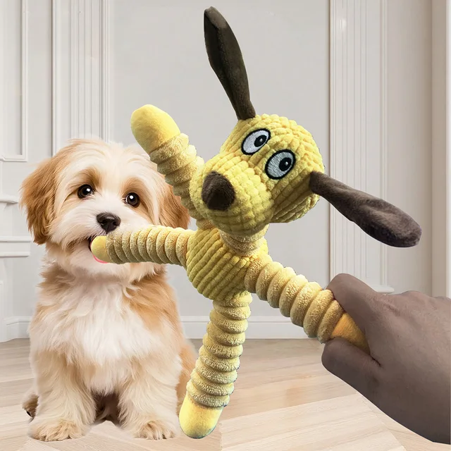 Indestructible Dog Chew Toy - Durable Pet Toy for Dogs & Cats, Interactive Puzzle Toy to Relieve Boredom,