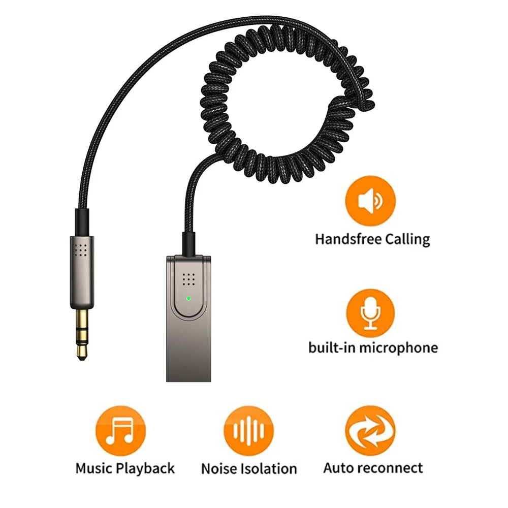 Adattatore Per Auto Con Doppio Microfono Adattatore Bluetooth Auto JOYROOM 5.4, Con AUX, Doppio Microfono, BASS & HiFi, 16 Ore Autonomia Adattatore Per Autoradio Senza Bluetooth Adattatore Per Auto Con Doppio Microfono Adattatore Bluetooth Auto JOYROOM 5.4, Con AUX, Doppio Microfono, BASS & HiFi, 16 Ore Autonomia Adattatore Per Autoradio Senza Bluetooth
