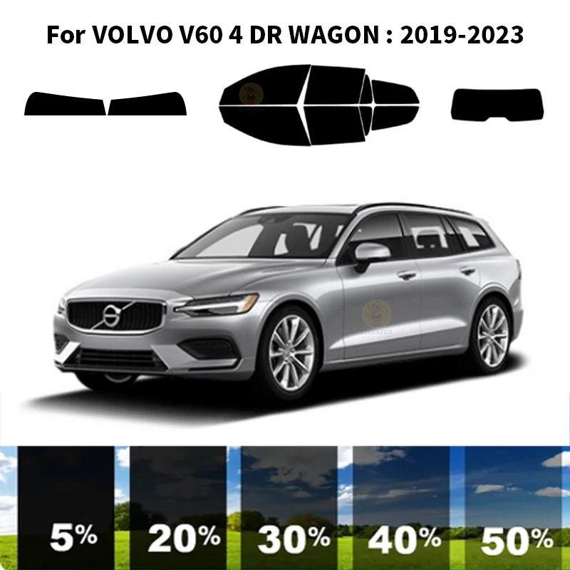 

Precut nanoceramics car UV Window Tint Kit Automotive Window Film For VOLVO V60 4 DR WAGON 2019-2023