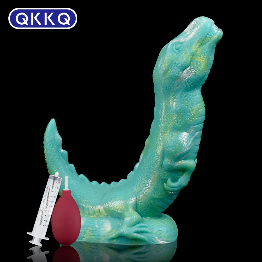 

QKKQ Fantasy Dragon Dildo Ejaculation Sex Toys Man And Woman Plug Anal Masturbate Adult Products Monster Penis Butt Plug 18+