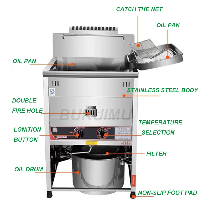 Commercial Double Electric Bench Top Deep Fryer 