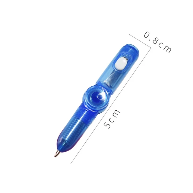 1PC Fidget Spinner Light Combo Creative Invisible Glow Ink Pen Magic Fingertip Top Gyro Spinning Top Stress Relief Novelty Toys 6