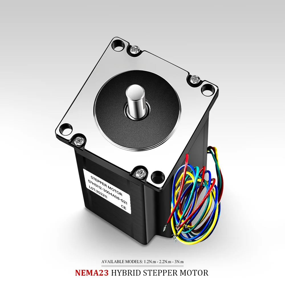 High Torque Nema23 CNC Stepper Motor 425oz.in/1.2Nm/2.2Nm/3Nm CNC Mill Lathe Router stepper motor