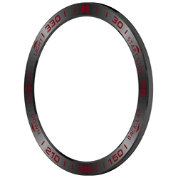Enhanced Metal Ring Bezel Protective Case - SOLAR 51MM (Yellow)