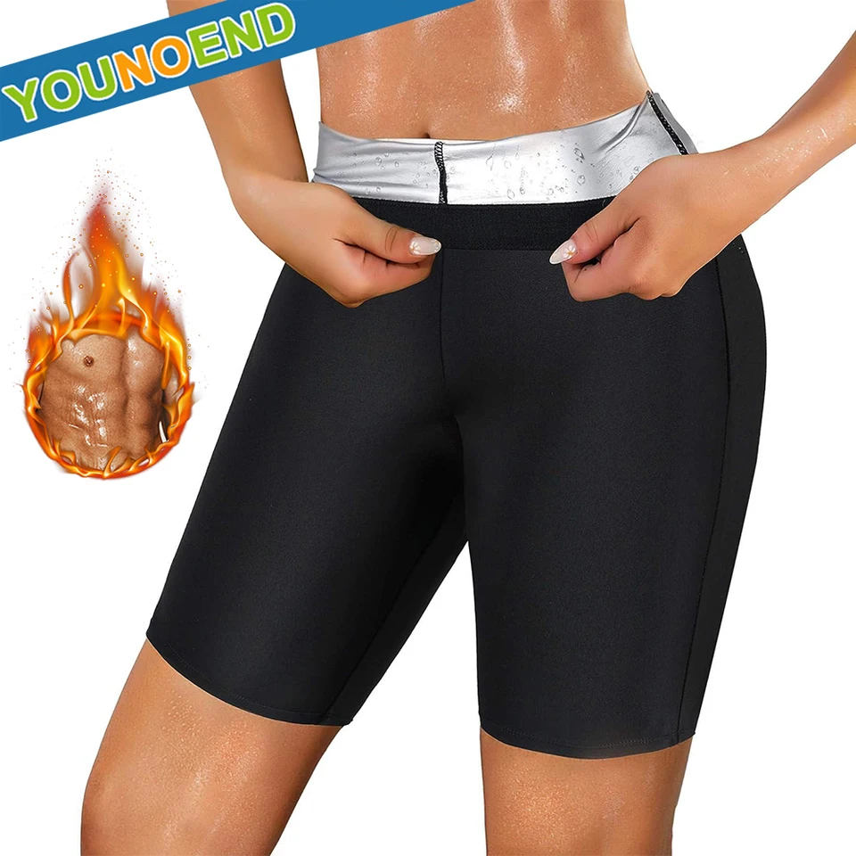 Sweat Short Pants Hot Thermo Leggings Sauna Tight Pants