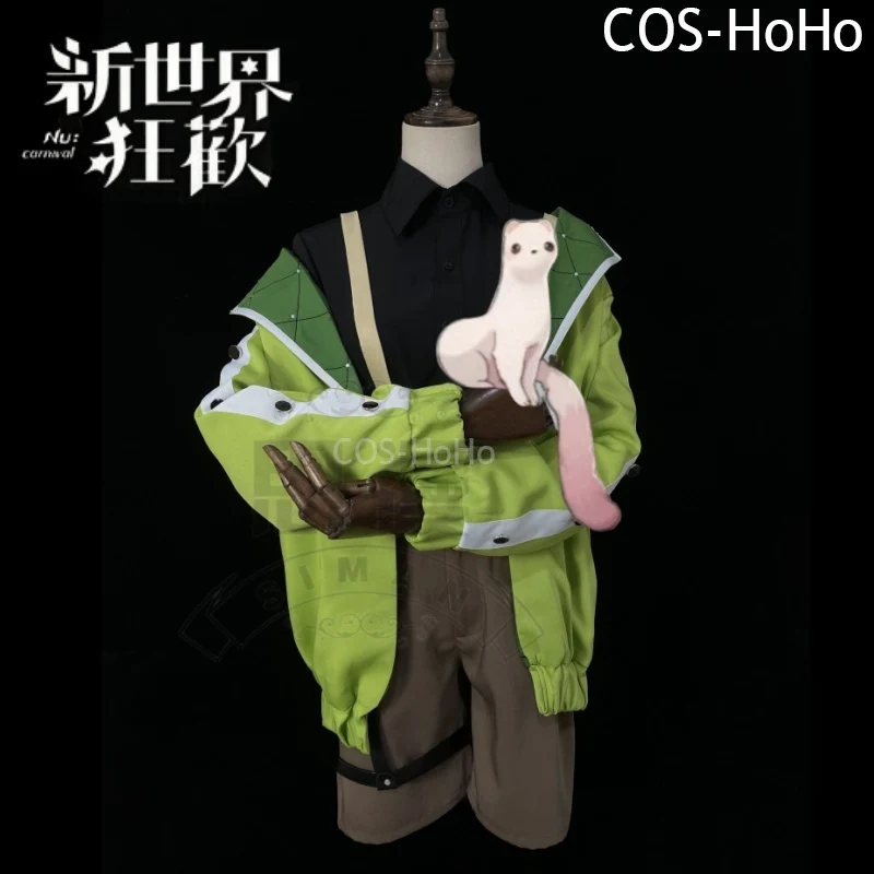 

COS-HoHo Nu: Carnival Quincy Childhood Game Suit Handsome Uniform Cosplay Costume Halloween Party Role Play Outfit Unisex