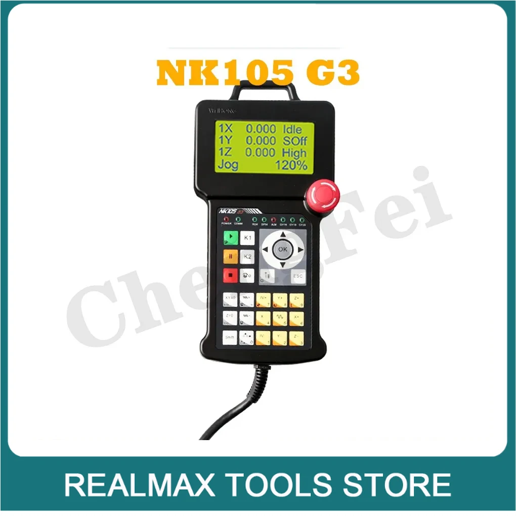 

CNC Weihong NK105 G3 Handle DSP Woodworking Controller 3Axis 4Axis Motion Control System For CNC Router Automatic Tool Changer