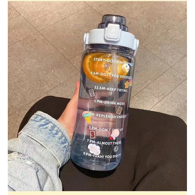 Water Bottle Times Large Cute Water Bottles 2l Drink Water Bottle