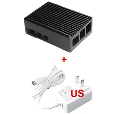 Aluminum Passive Cooling Case with Silent Heat Dissipation and Silicone Heat Sinks (With 27W power US)