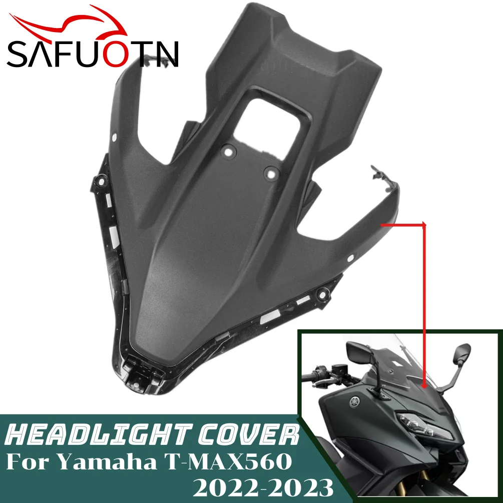 

T-MAX560 TMAX560 Front Upper Headlight Cover for Yamaha TMAX T-MAX 560 2022 2023 ABS Injection Fairings Bodywork Accessories