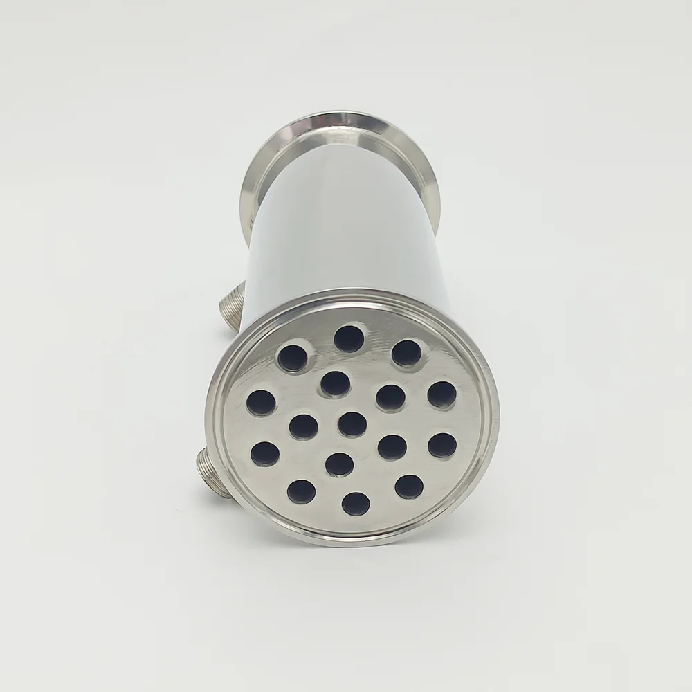 Stainless Steel Distiller 3" Reflux Dephlegmator 76mm (OD91mm) Condenser Height 200mm Internal 16 Tubes For Moonshine Distillation Columns