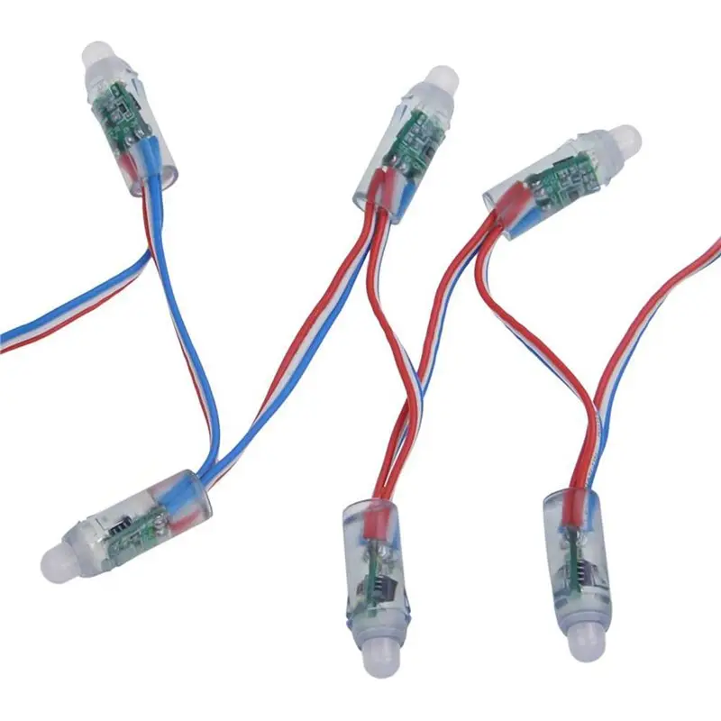 150Pc WS2811 RGB LED 픽셀 조명 개별적으로 주소 지정이 가능한 12Mm 확산형 디지털 풀 컬러 LED 픽셀 모듈 조명 DC12V