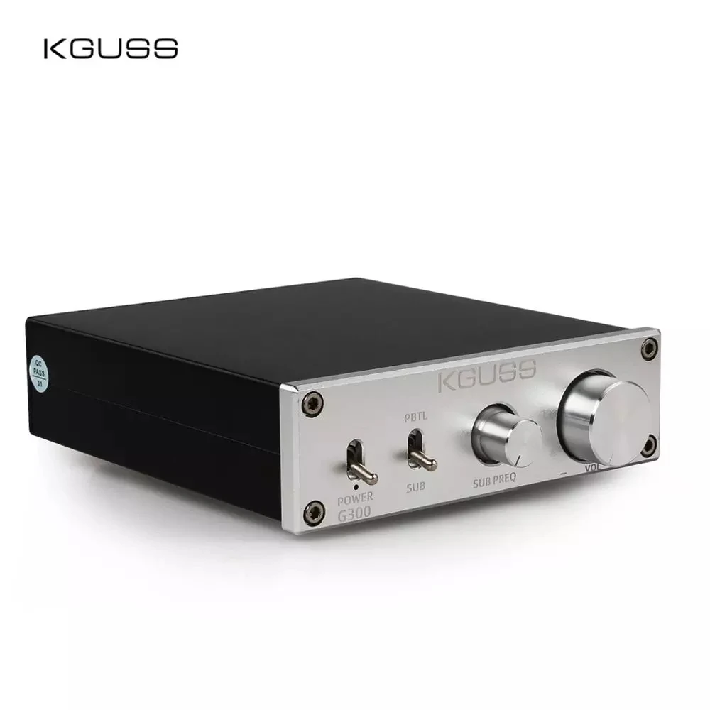 

Аудиоусилитель KGUSS G300 HIFI класса D с сабвуфером, 300 Вт, регулировка басов и высоких частот