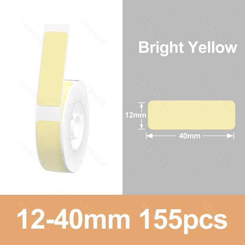 Waterproof Anti-Oil Label Printer Paper - Transparent Pure Color Thermal Stickers