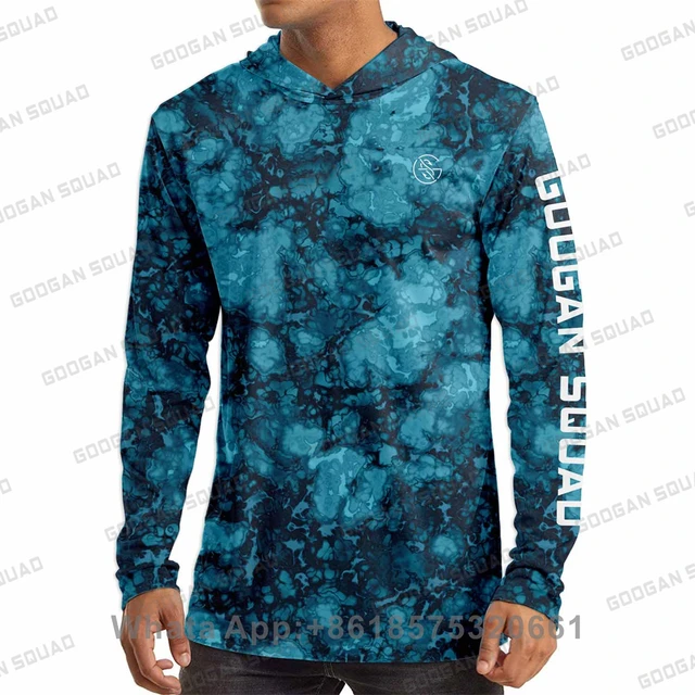 Green Fish Camo Hooded Long-Sleeve – Googan Squad