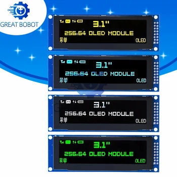BS Display OLED reale 3.12 "256*64 25664 punti Modulo LCD grafico Schermo LCM Schermo SSD1322 Supporto controller SPI