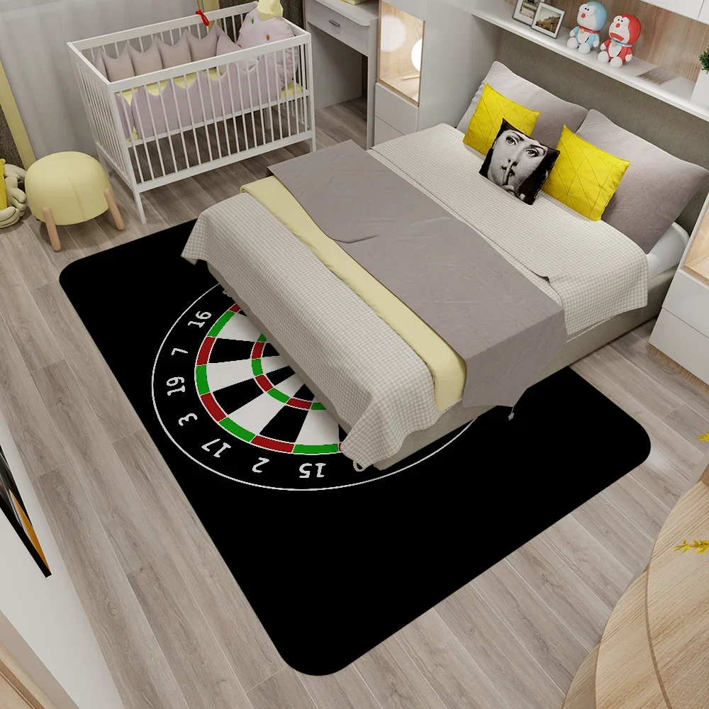 Playroom Dart Floor Mat Entrance Door Mat Washable Non-Slip Living Room Sofa Chairs Area Mat Kitchen Welcome Doormat - Image 5