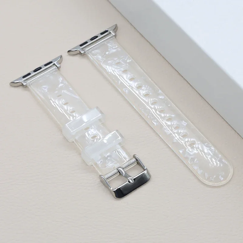 ตัวเลือกสินค้า สายนาฬิกา Apple Watch วัสดุโปร่งใส ใส่ได้ทุกรุ่น